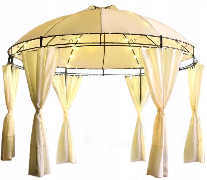 

Pawilon Ogrodowy Namiot Okrągły Led 350 cm
