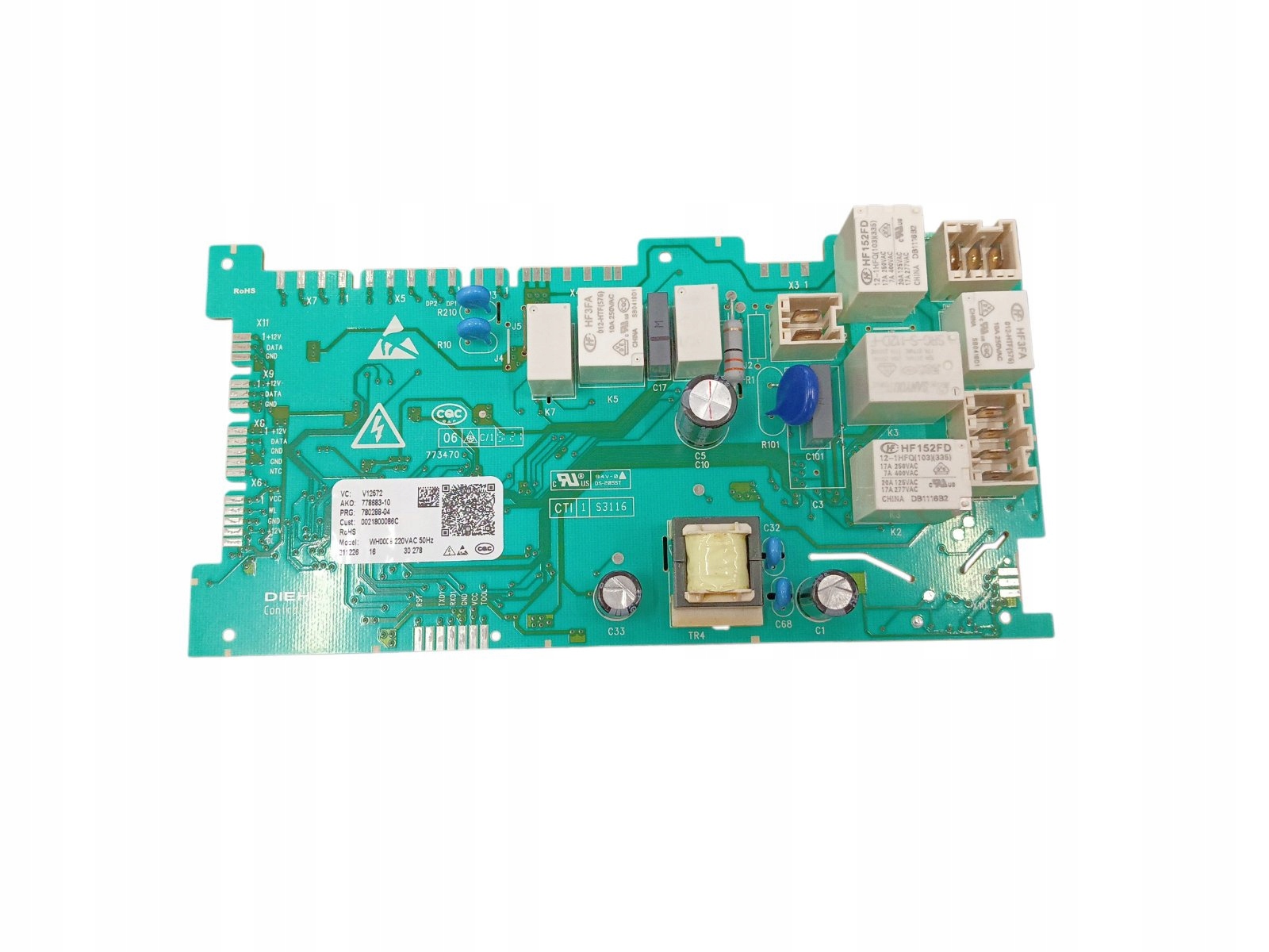 Ovládací modul pračky Haier 49049678 #Q510358 0021800086C