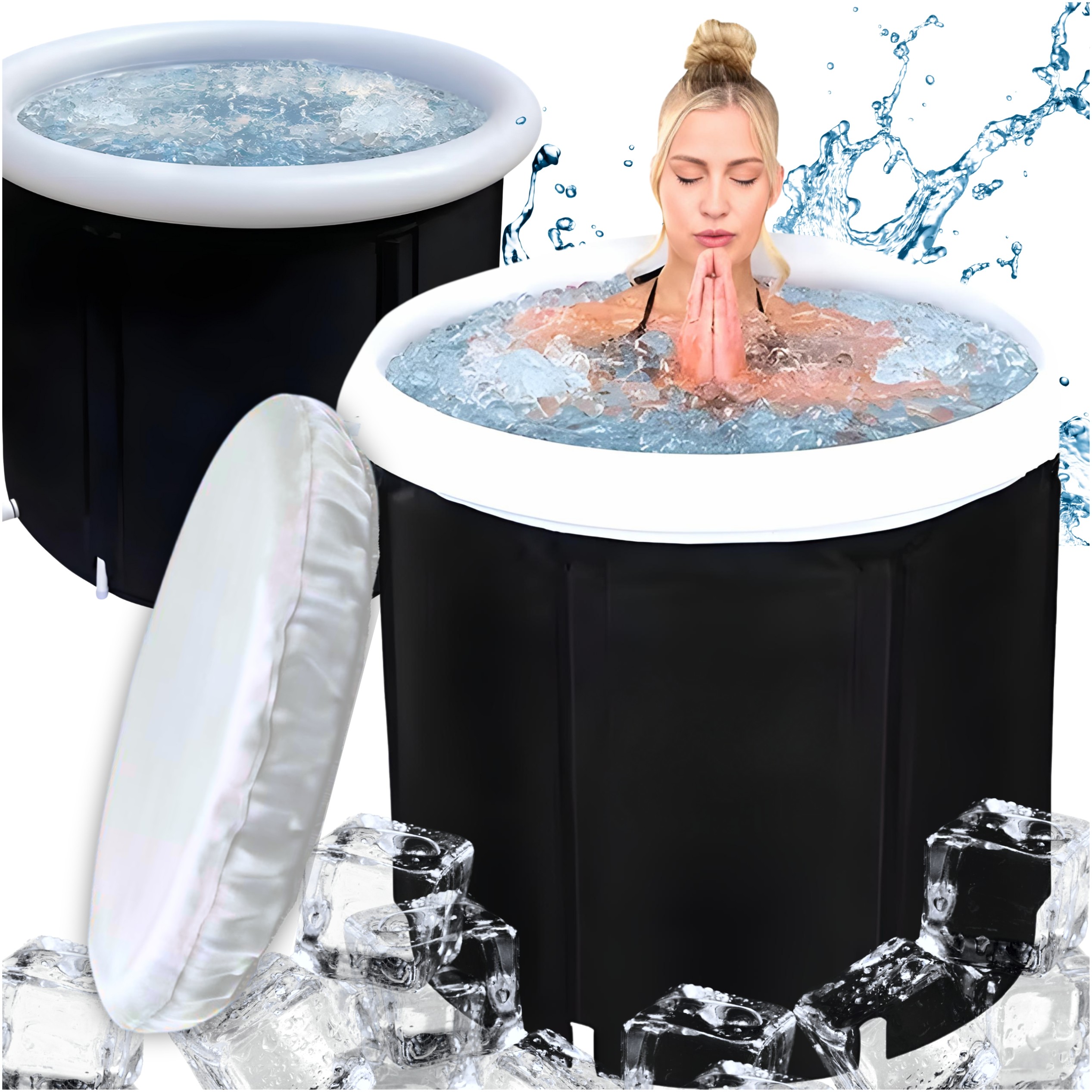 Beczka Do Morsowania Wanna Basen Dmuchany Przenośny Do Regeneracji Lodowa