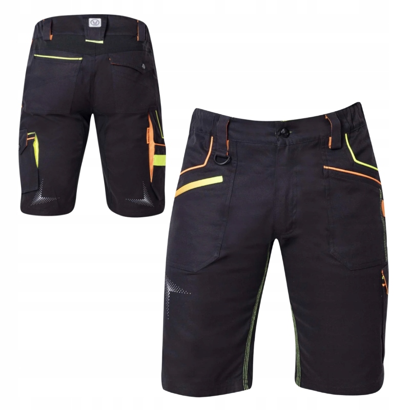 Krótkie Spodenki robocze męskie szorty ochronne Elastyczne Premium Ardon 58