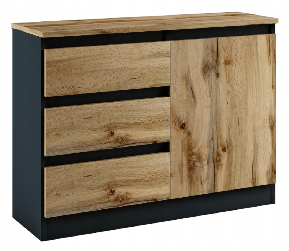 010-055 KOMODA B1d3s/79cm - CZARNY / WOTAN / WOTAN