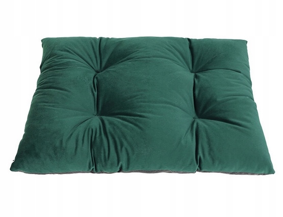 Levně Měkký pelíšek pro psa polštář Mimiko Pets Velvet 70x50 cm zelený