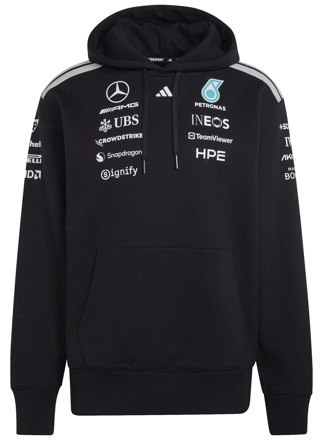 Mikina Mercedes-AMG Petronas F1 adidas 2026 Driver Hoodie r.XXL