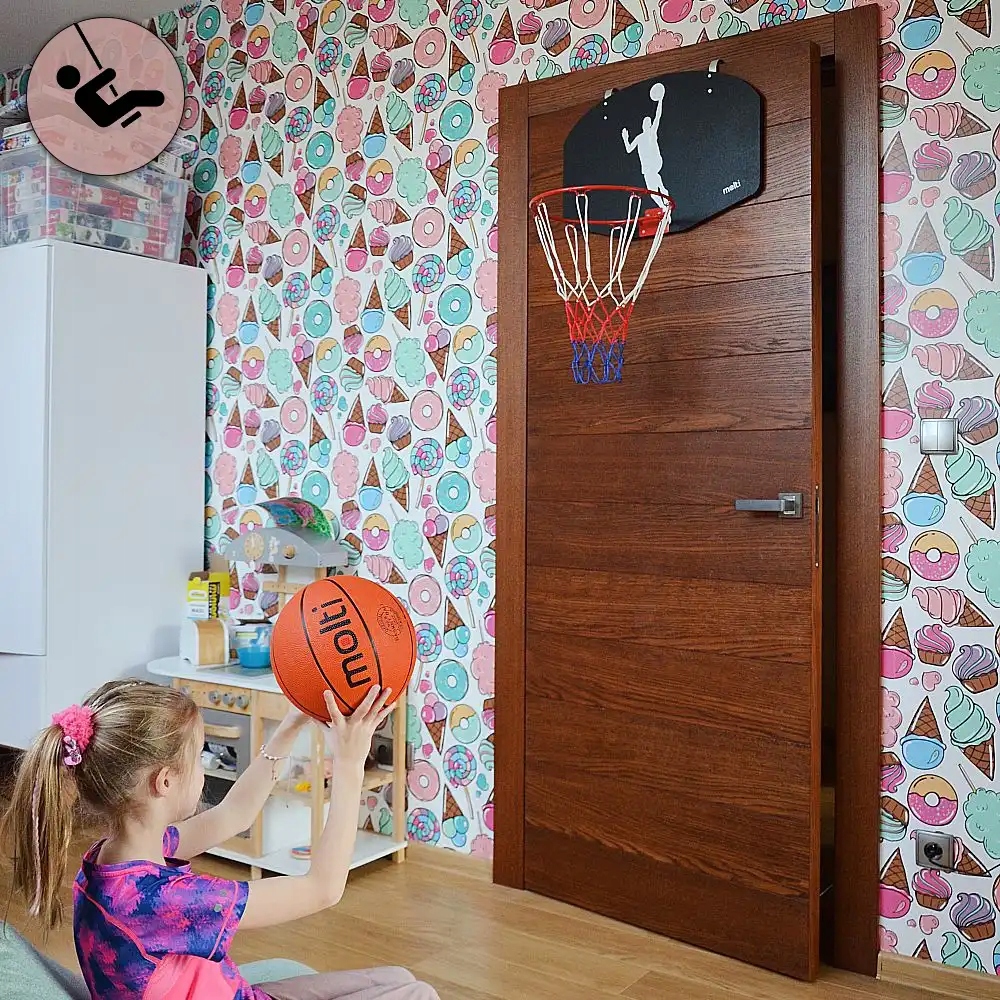 TABLICA TARCZA DO KOSZYKÓWKI KOSZA OBRĘCZ + PIŁKA molti Rodzaj zestaw