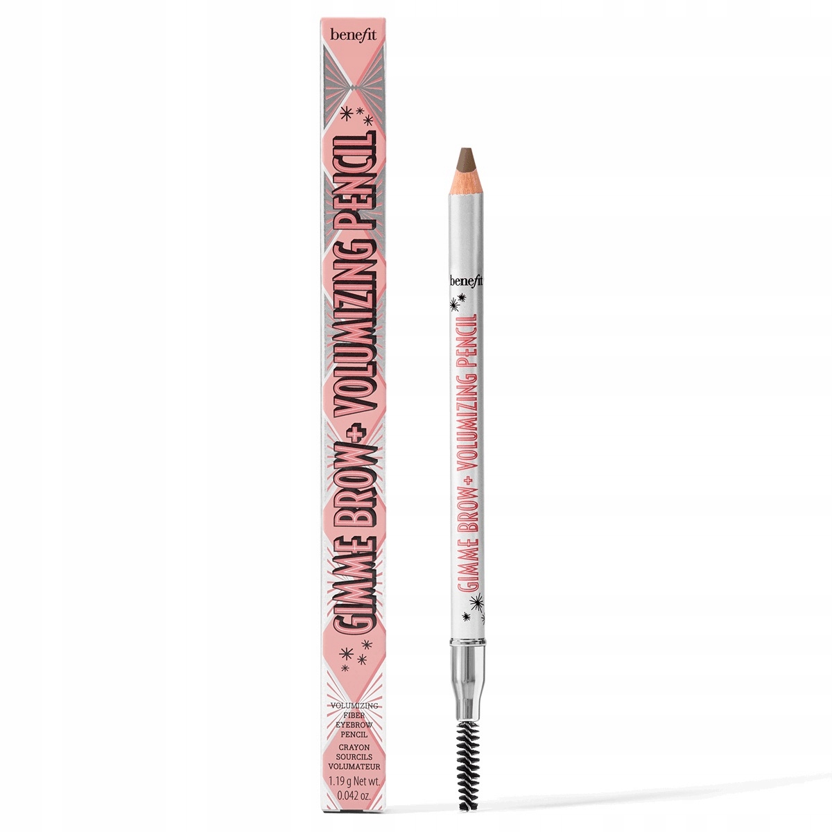 Benefit Cosmetics Gimme Brow+ Volumizing Pencil tužka na obočí 4 Deep Brown