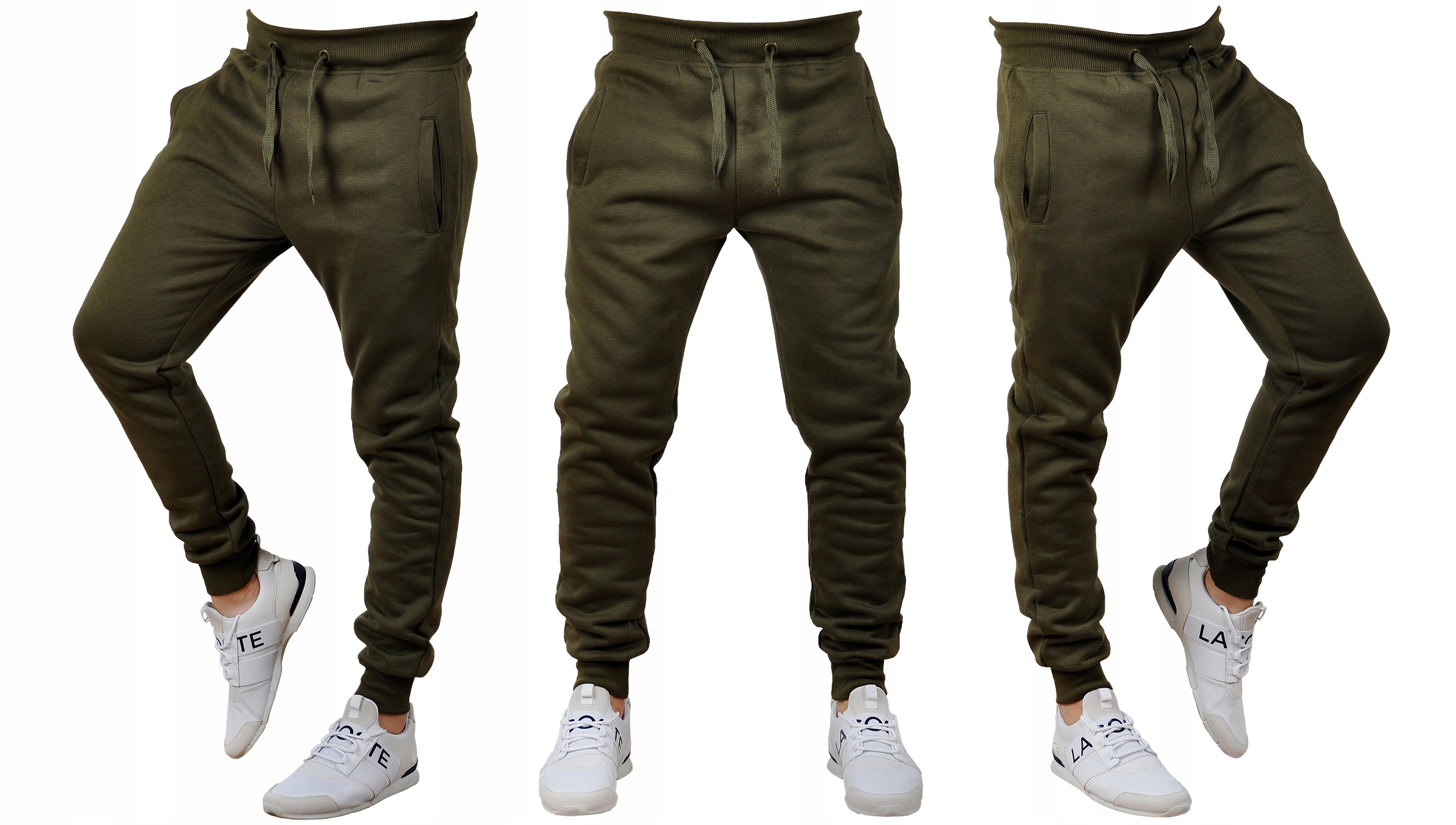 k01 r. M MĘSKIE SPODNIE DRESOWE JOGGERY GŁADKIE Marka Fk_fashion