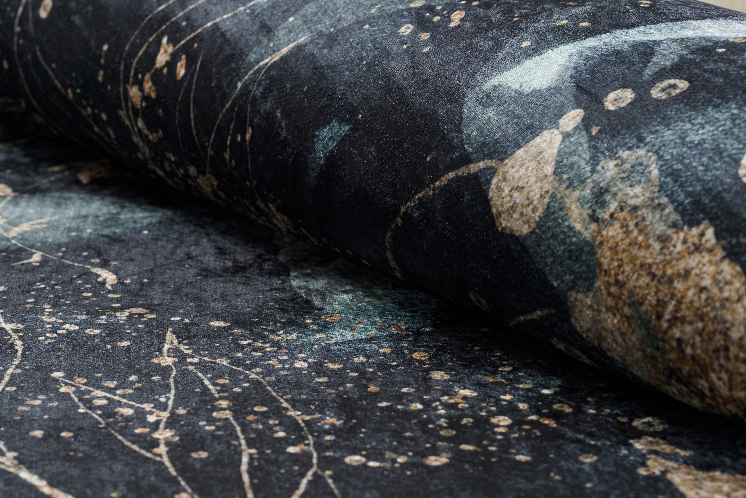 ANTYPOŚLIZGOWY DYWAN DO PRANIA 160x220 LIŚCIE JUNGLE #I064 Wysokość runa 5 mm