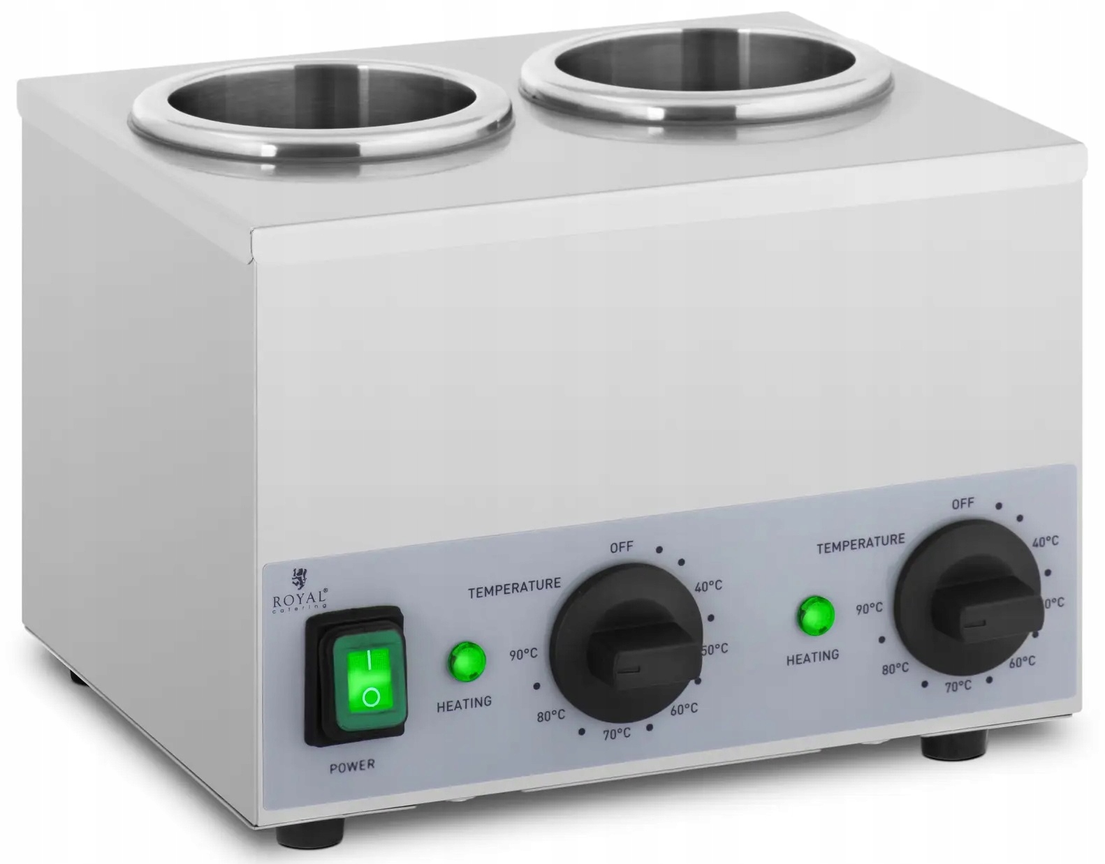 Ohřívač omáček 2x1 l Royal Catering RCSW-16 10012709