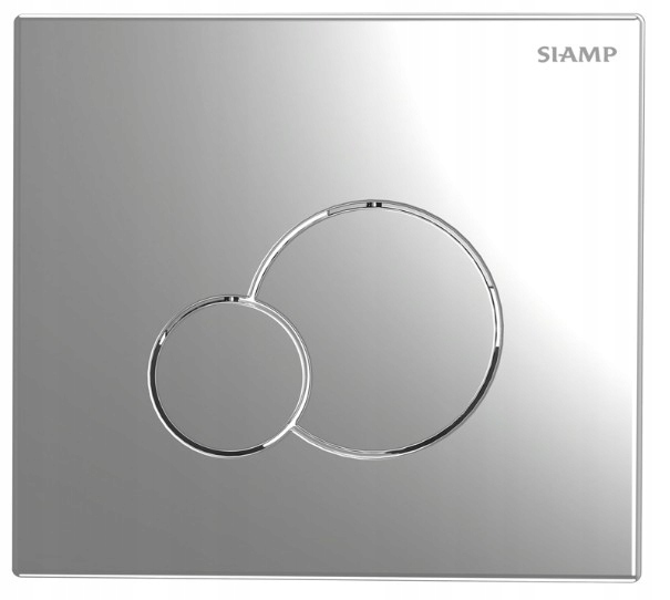 Splachovací tlačítko Globe chrom lesk pro Wc Siamp stříbrné 31184610