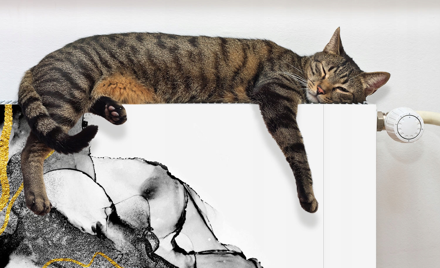 MAGNES MATA MAGNETYCZNA NA KALORYFER 120x60 MARMUR FOTOTAPETA Rodzaj produkt gotowy