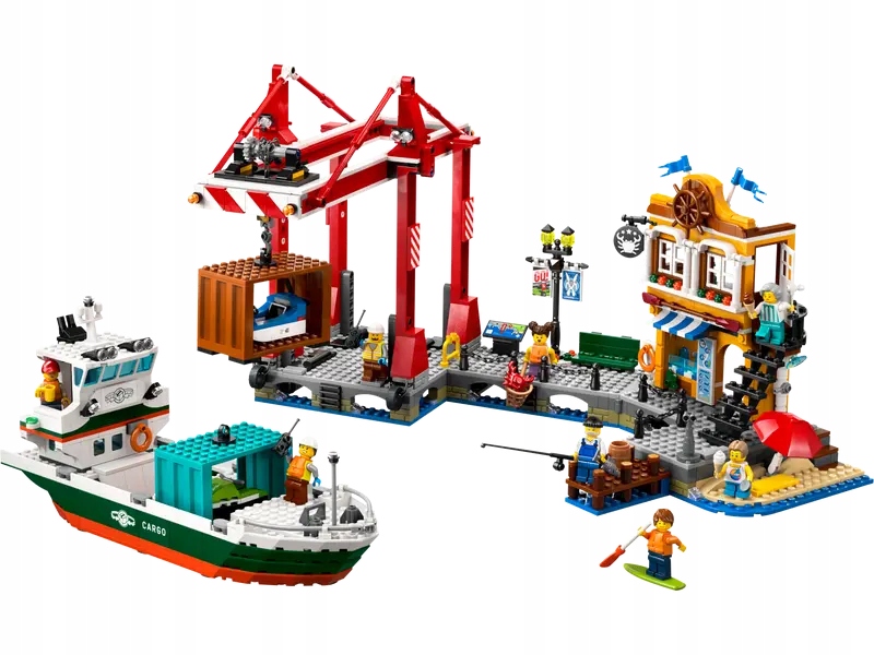 Lego City 60422 Přístaviště s nákladní lodí