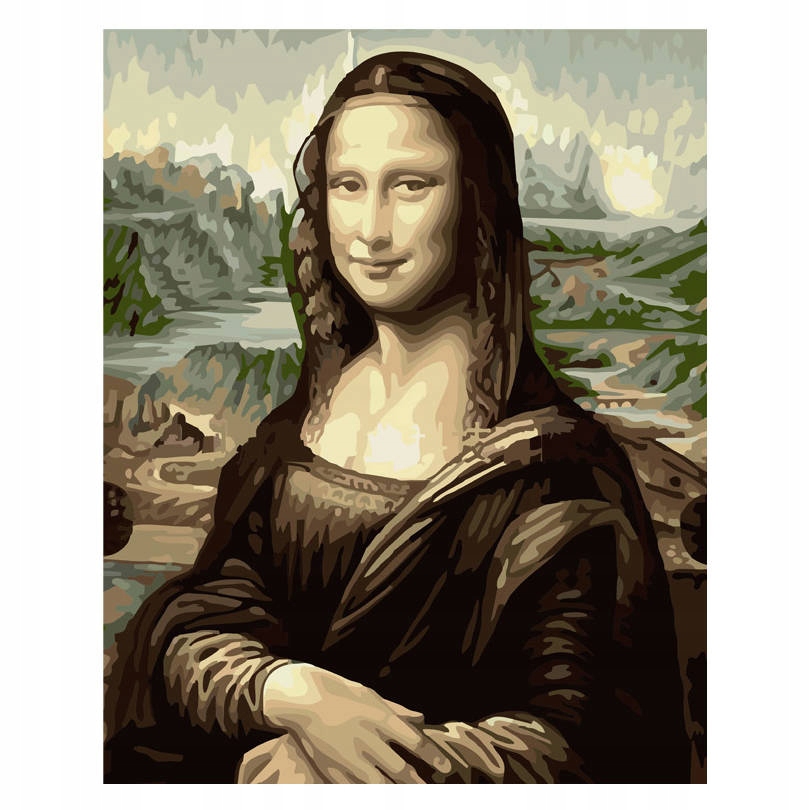 Obraz Na Malování Podle Čísel Mona Lisa 40x50