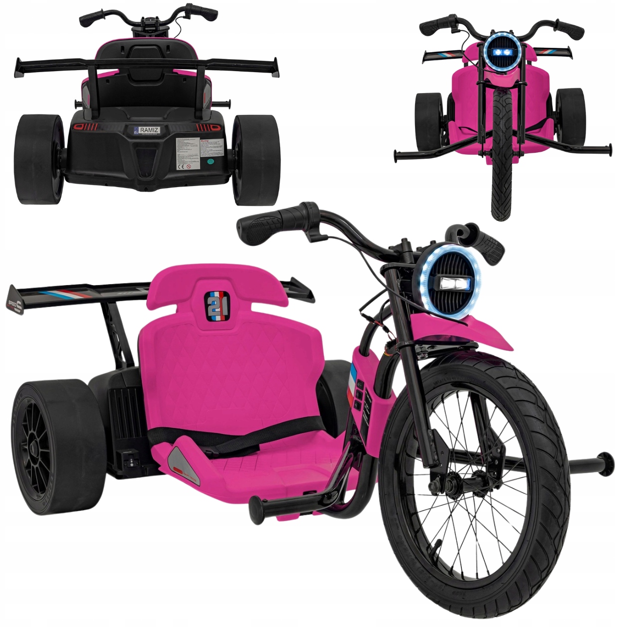 Pojazd Na Akumulator Do Driftu Dla Dzieci Driftowóz Do 70KG Aku 2x12V/10Ah