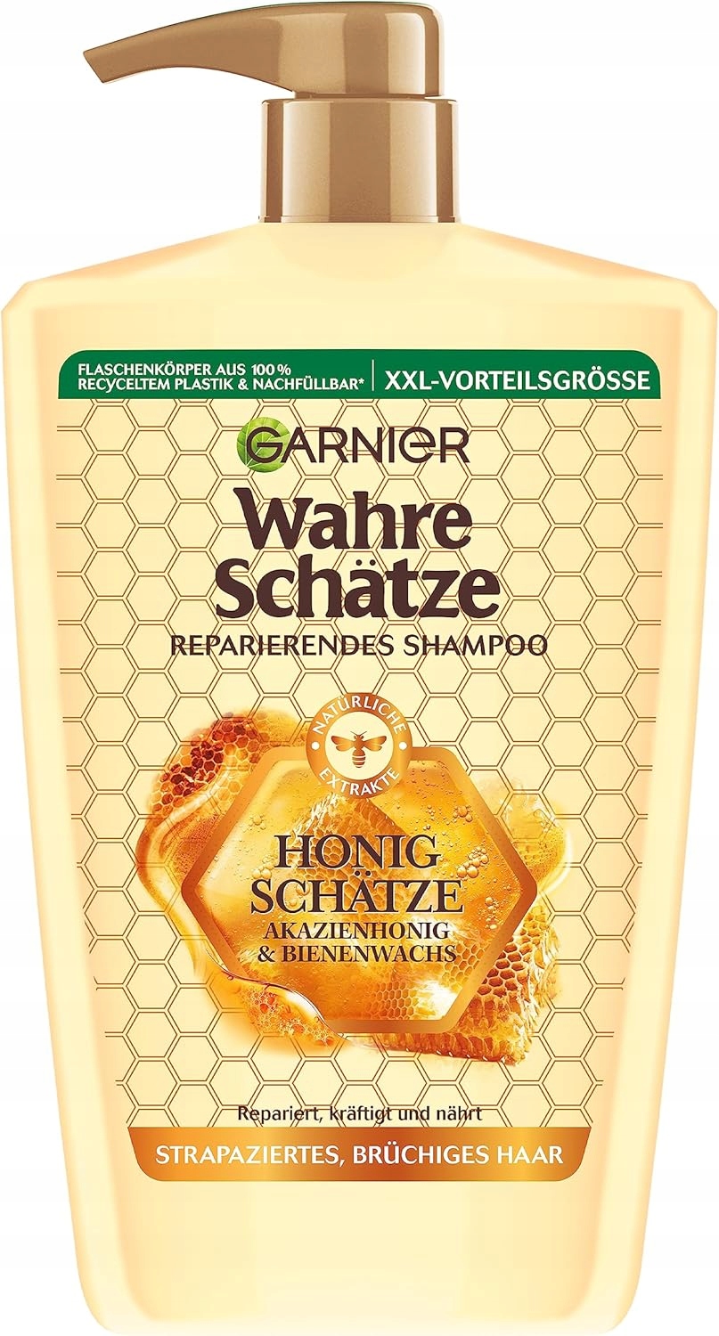Garnier Wahre Schätze Šampon Miód Skarby Regenerace pro Poškozené Vlasy 1000ml