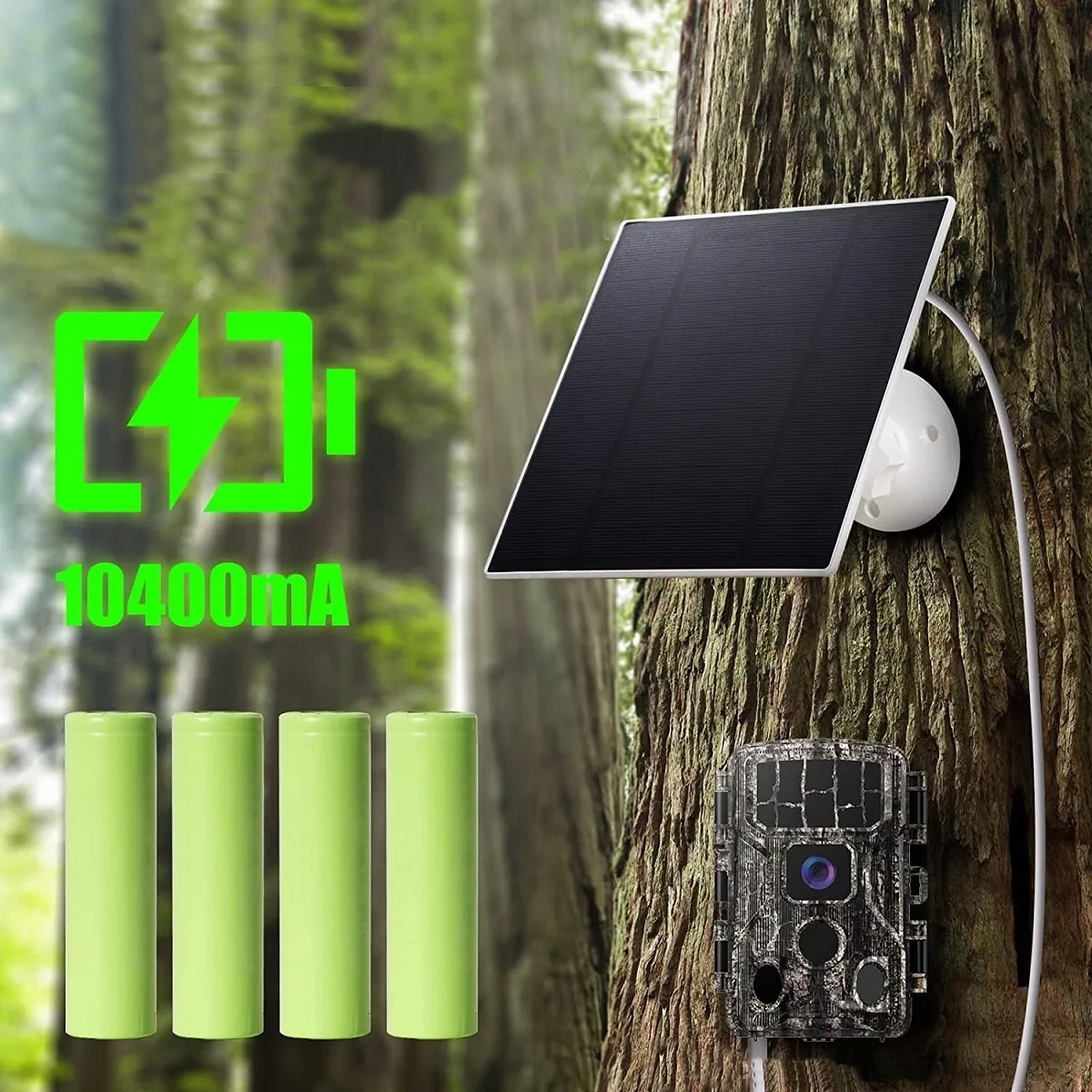 PANEL SŁONECZNY 5W DO KAMER 6-12V NA BATERIE TYP C Rodzaj ładowarka solarna