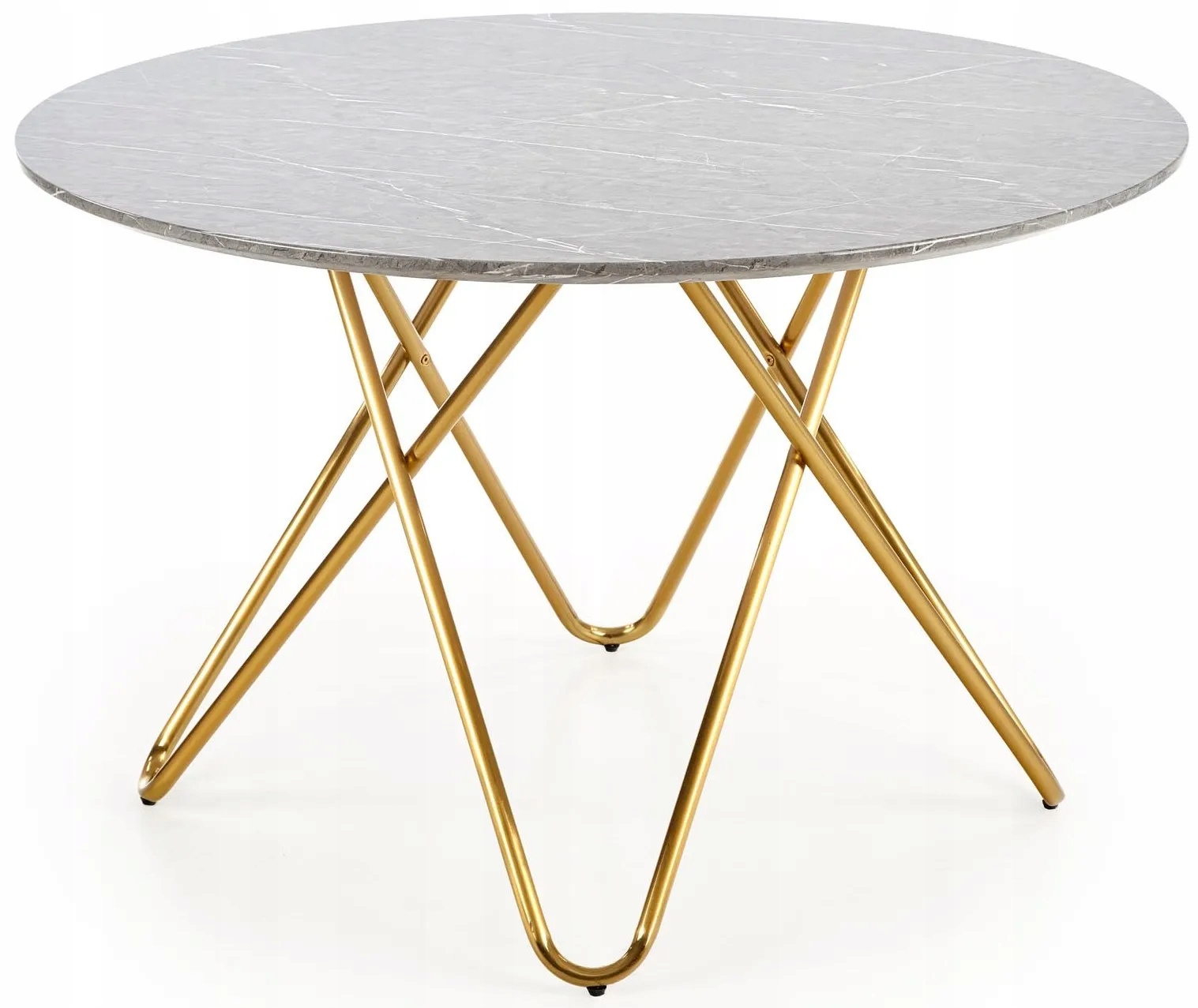 Stół Okrągły 120 cm Halmar Bonello Marmur Glamour