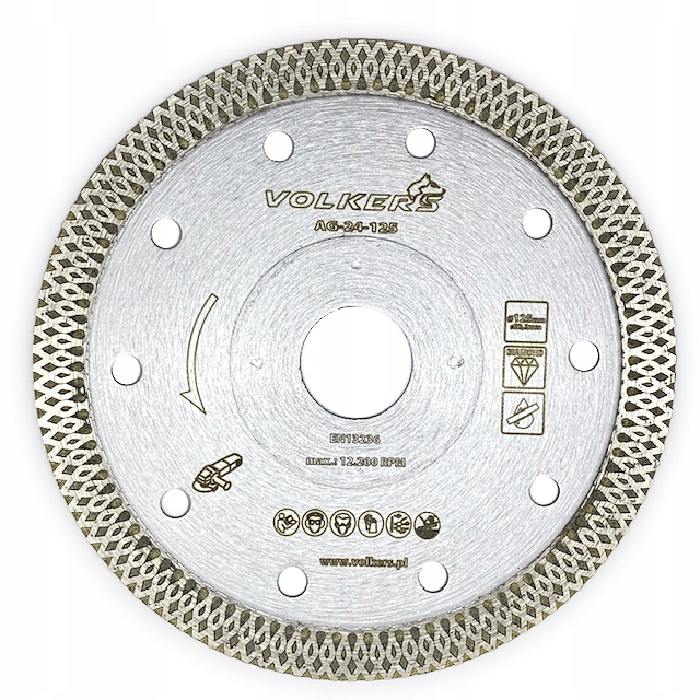 

Tarcza diamentowa do cięcia gresu 125x22,2x1,4 mm