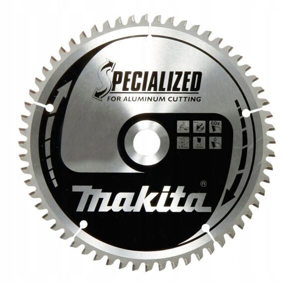 Makita B-33261 pilový kotouč 190mm*30mm 60Z, hliník, neželezné kovy (old=B-