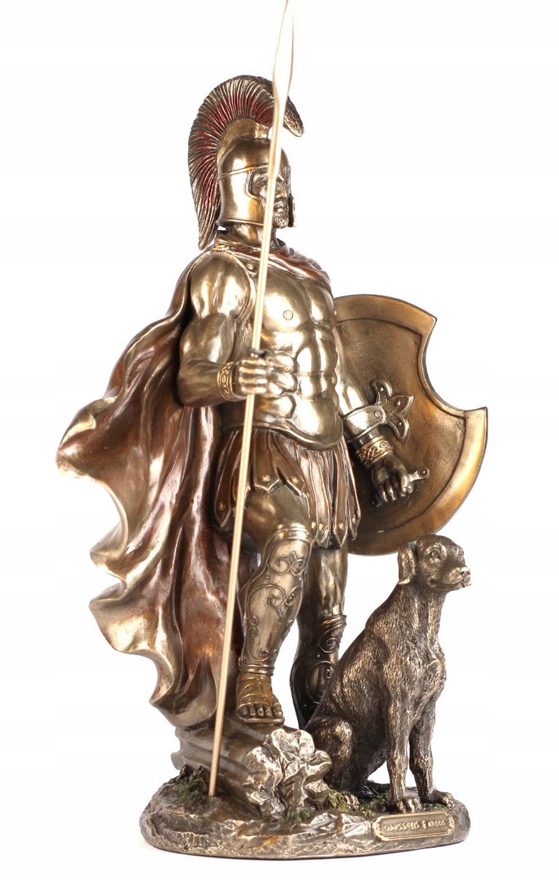 ODYSEUSZ I ARGOS FIGURKA RZEŹBA VERONESE PREZENT Wysokość produktu 32 cm