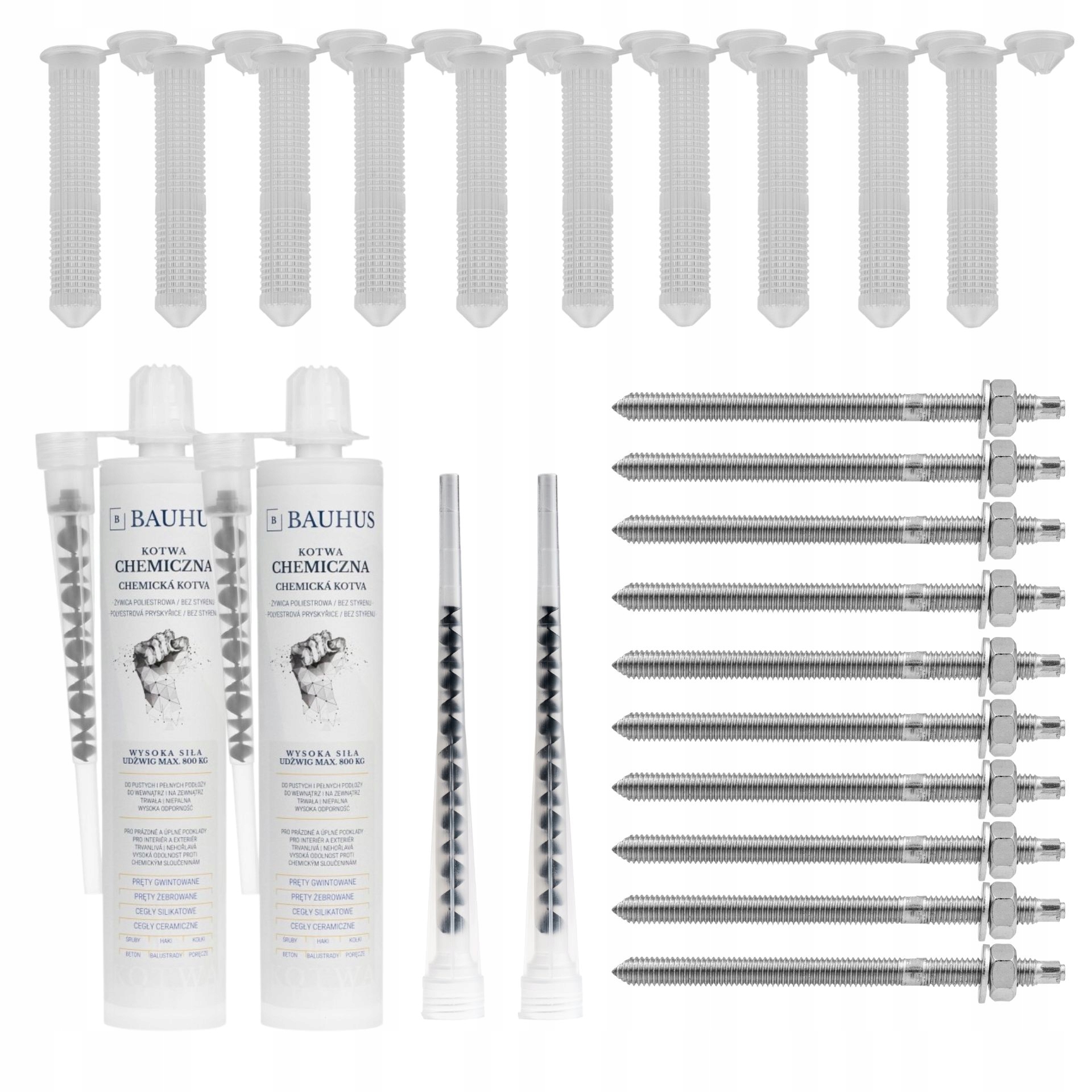 

Zestaw kotwa Bauhus+ szpilki tuleje mieszadło