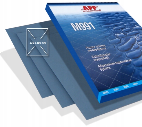 PAPIER ŚCIERNY WODNY WODOODPORNY NA MOKRO APP 7000