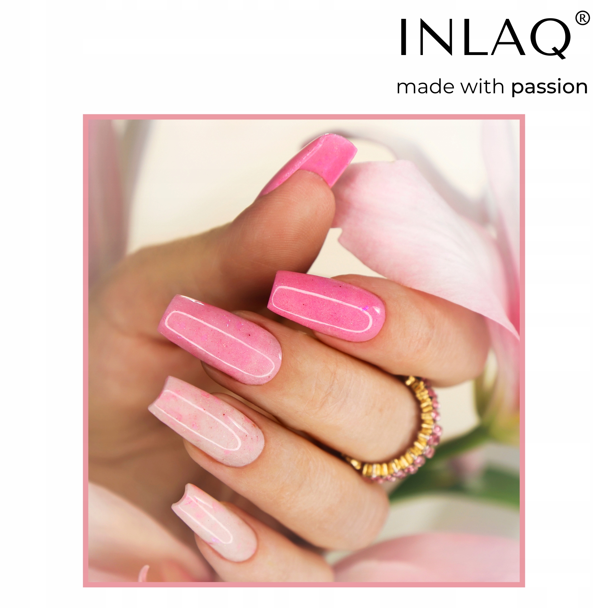 INLAQ Akrylożel do Paznokci Clear Budujący Acrylgel 30ml HEMA Free Marka INLAQ