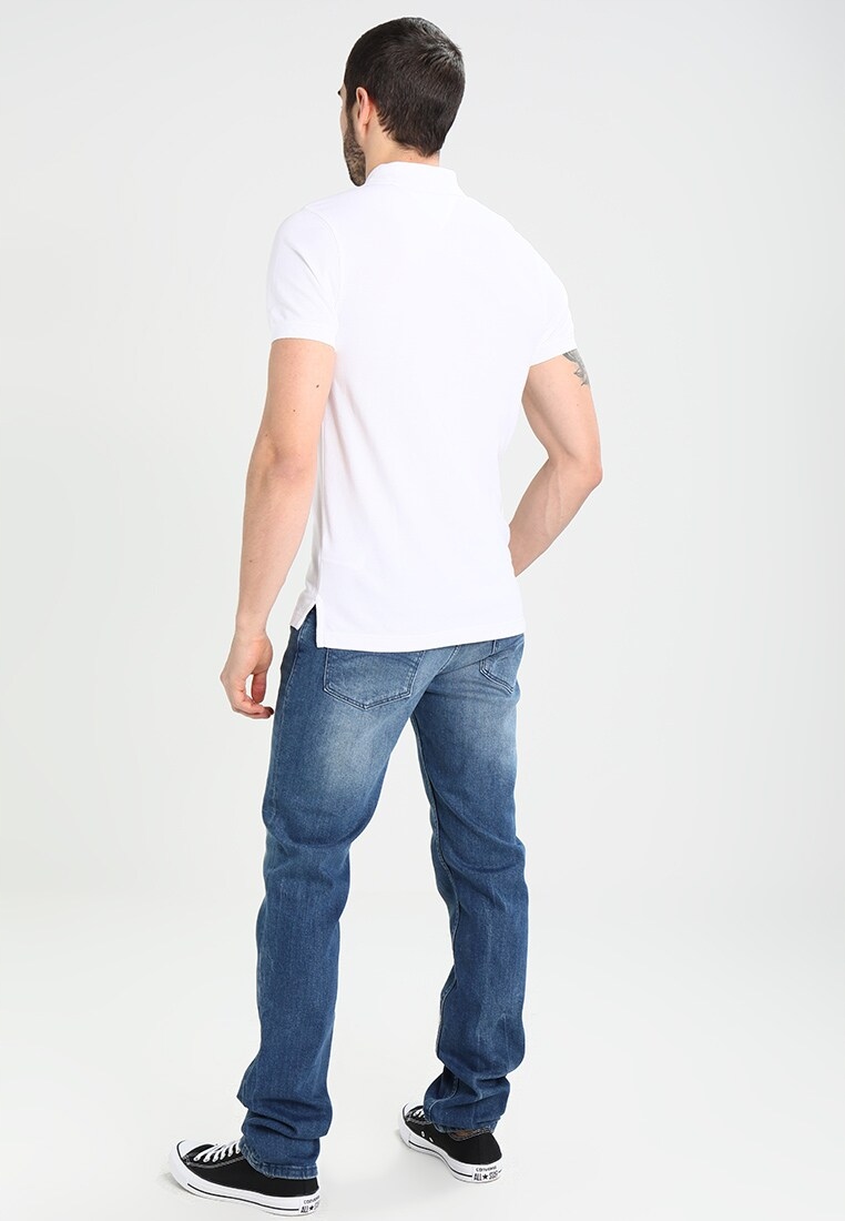 TOMMY JEANS KOSZULKA POLO MĘSKA SLIM FIT M 1BEC Wzór dominujący logo