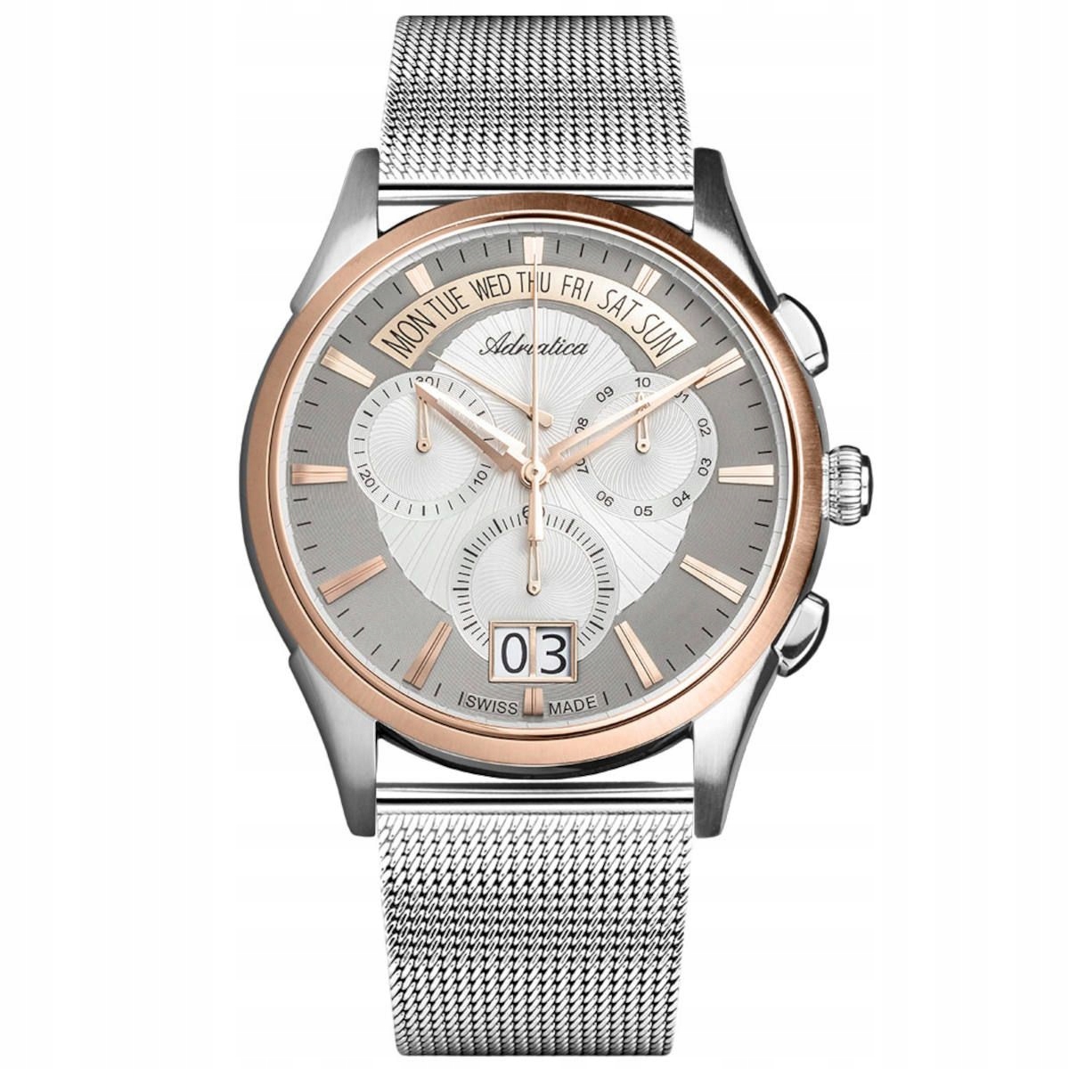 Pánské Hodinky Adriatica na náramku A1193.R113CH Swiss Made