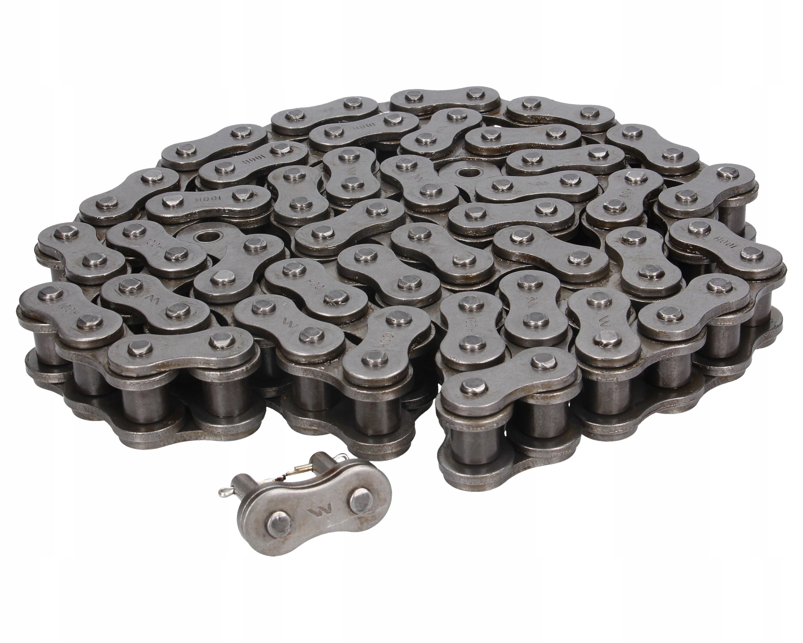 Zesílený válečkový řetěz 20AH-1 Ansi A 100H R1 1.1/4 2.5 m Waryński