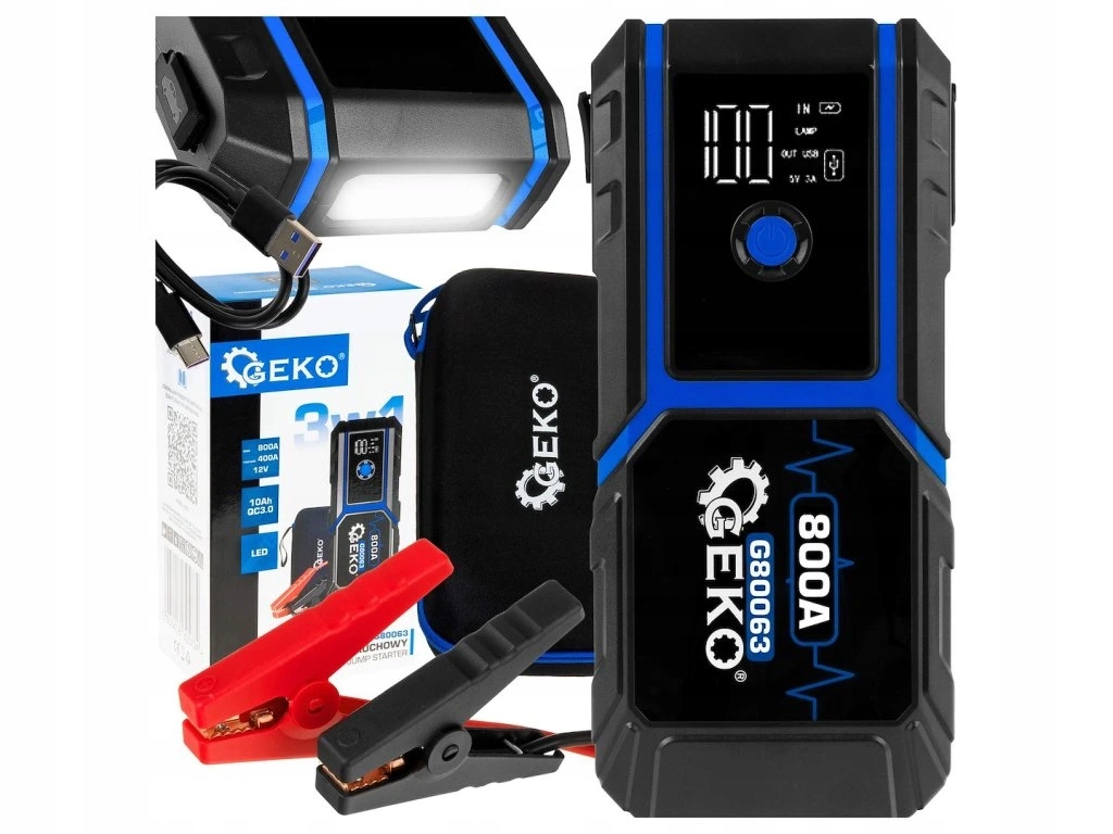 Štartovacia powerbanka jump štartér 10000 mAh, 800 A, 12 V G80063