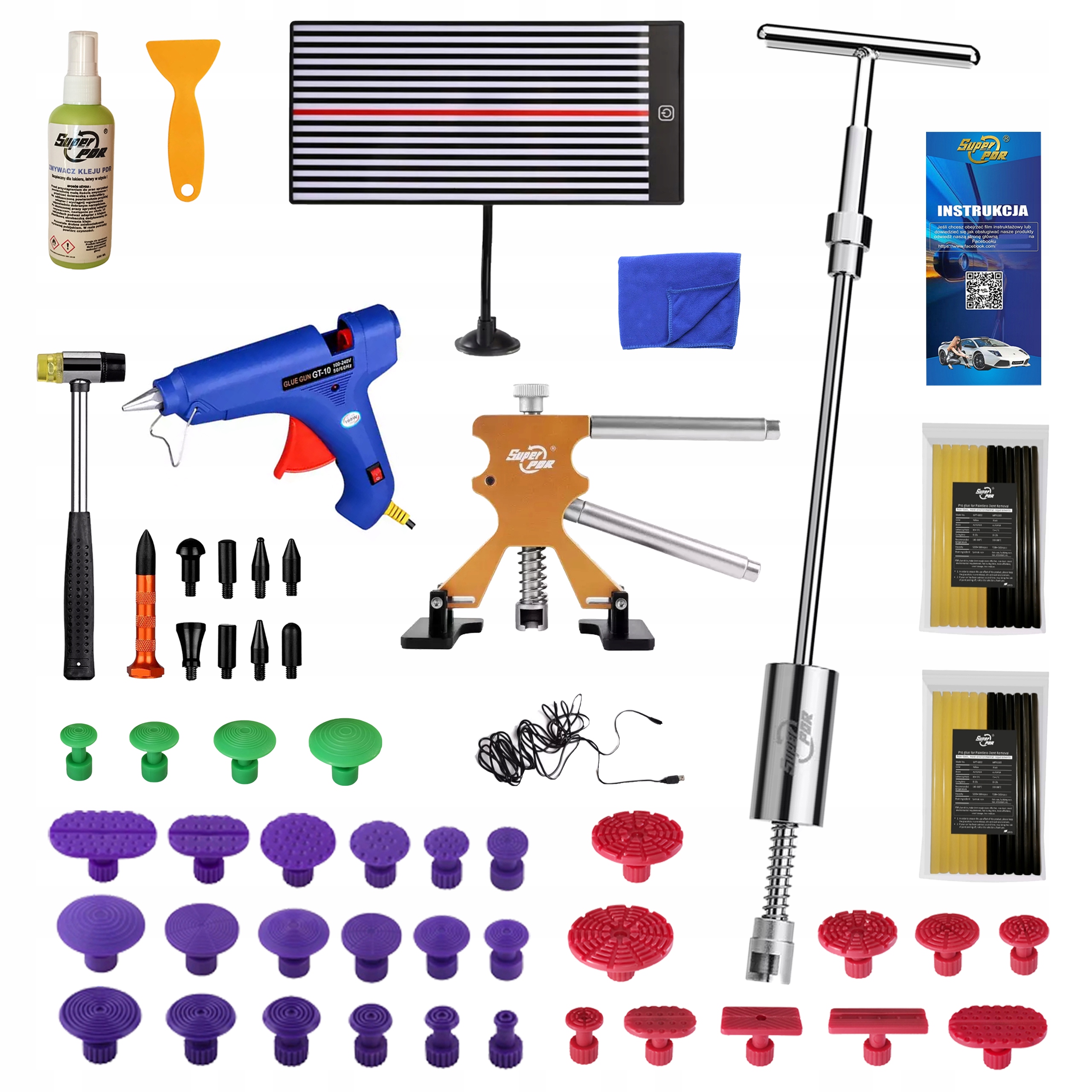 Sada nástrojů pro vytahování promáčklin Pdr