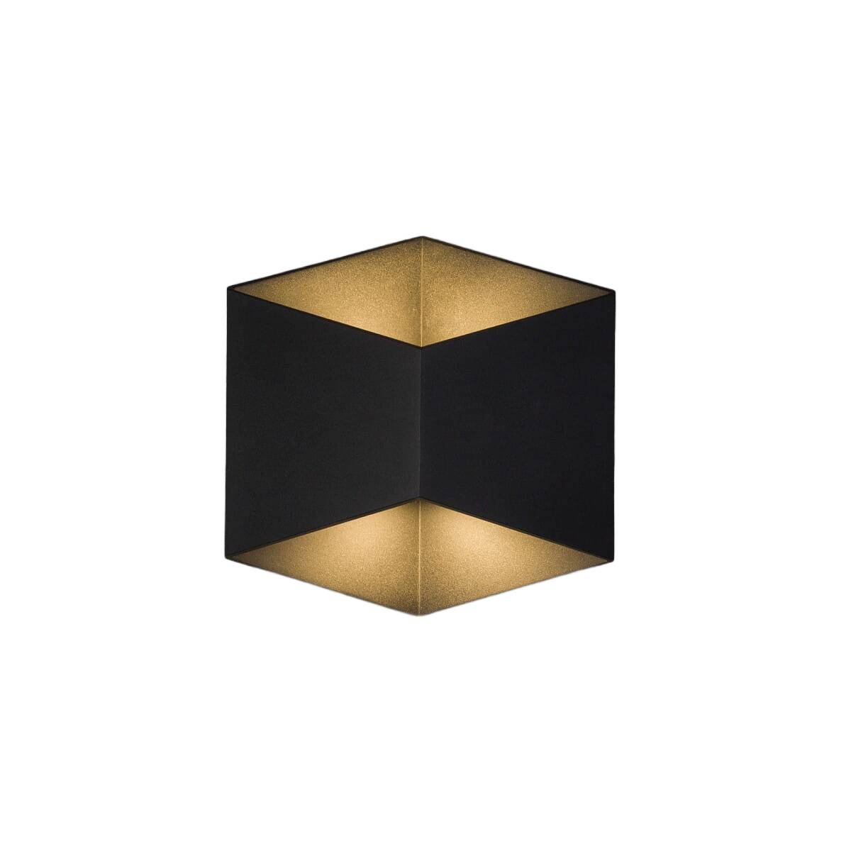 Nowodvorski Triangles Led 5W Černé venkovní nástěnné svítidlo IP54 z hliníku