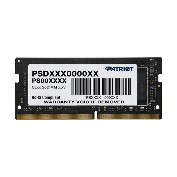 Patriot Signature 16GB DDR4 2666MHz So-dimm CL19 1,2V