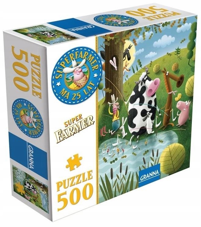 Puzzle 500 elementów. Superfarmer