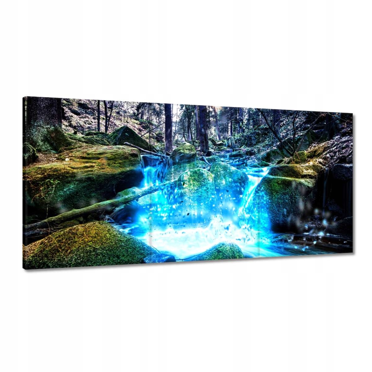 Obrazy 180x90 Vodopád na rieke Hory Skaly