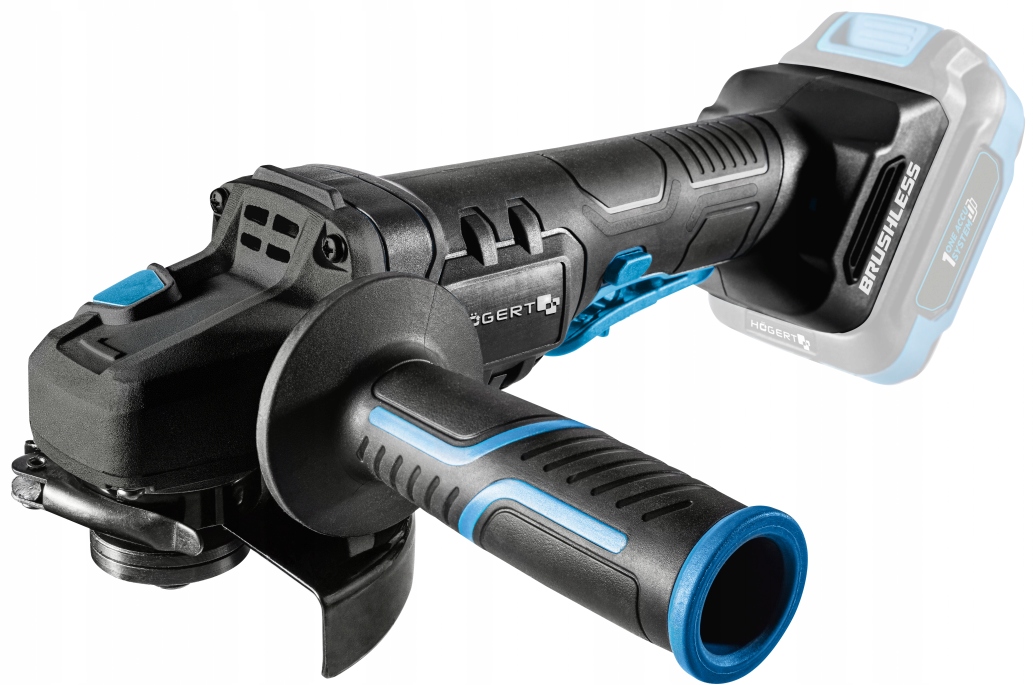 Hogert Szlifierka Kątowa Akumulatorowa Bezszczotkowa 125 mm HT2E232