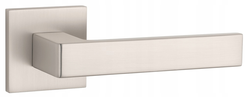 Klamka Sulla rozeta kwadratowa Slim 7mm nikiel Aprile