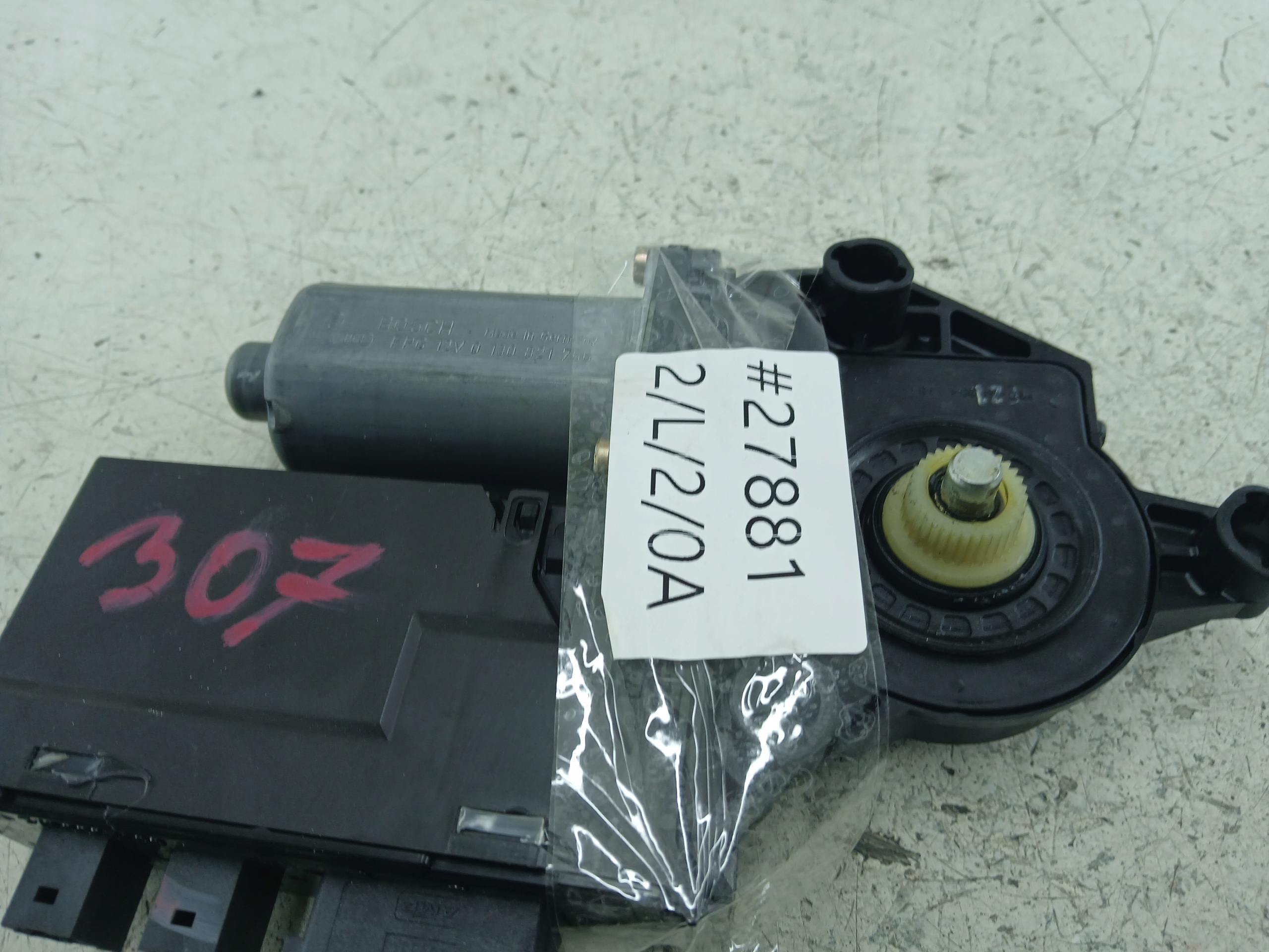 PEUGEOT 307 mini motor windows right front 9637130480