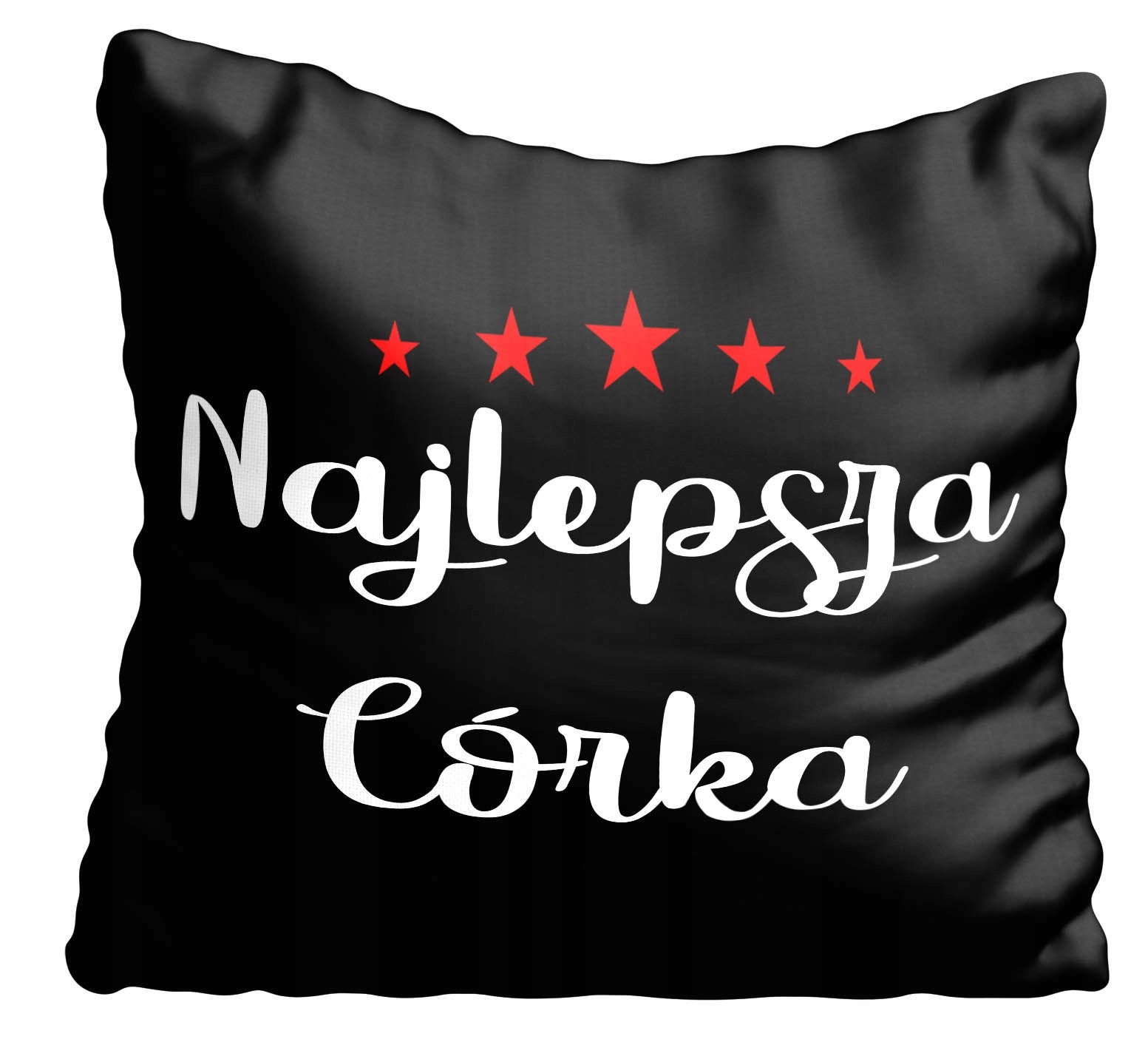 

Czarna poszewka Najlepsza córka 40x40cm #29