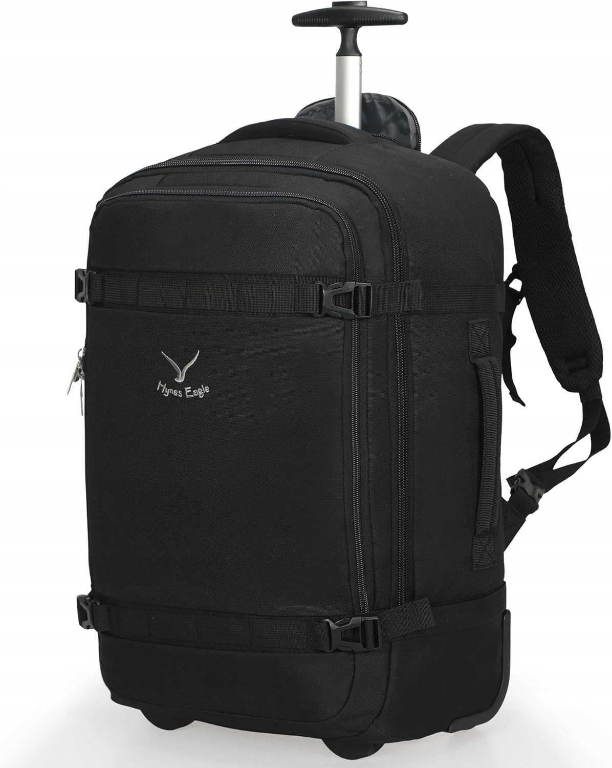 Plecak Na Kółkach Hynes Eagle 42L Bagaż Podręczny Czarny