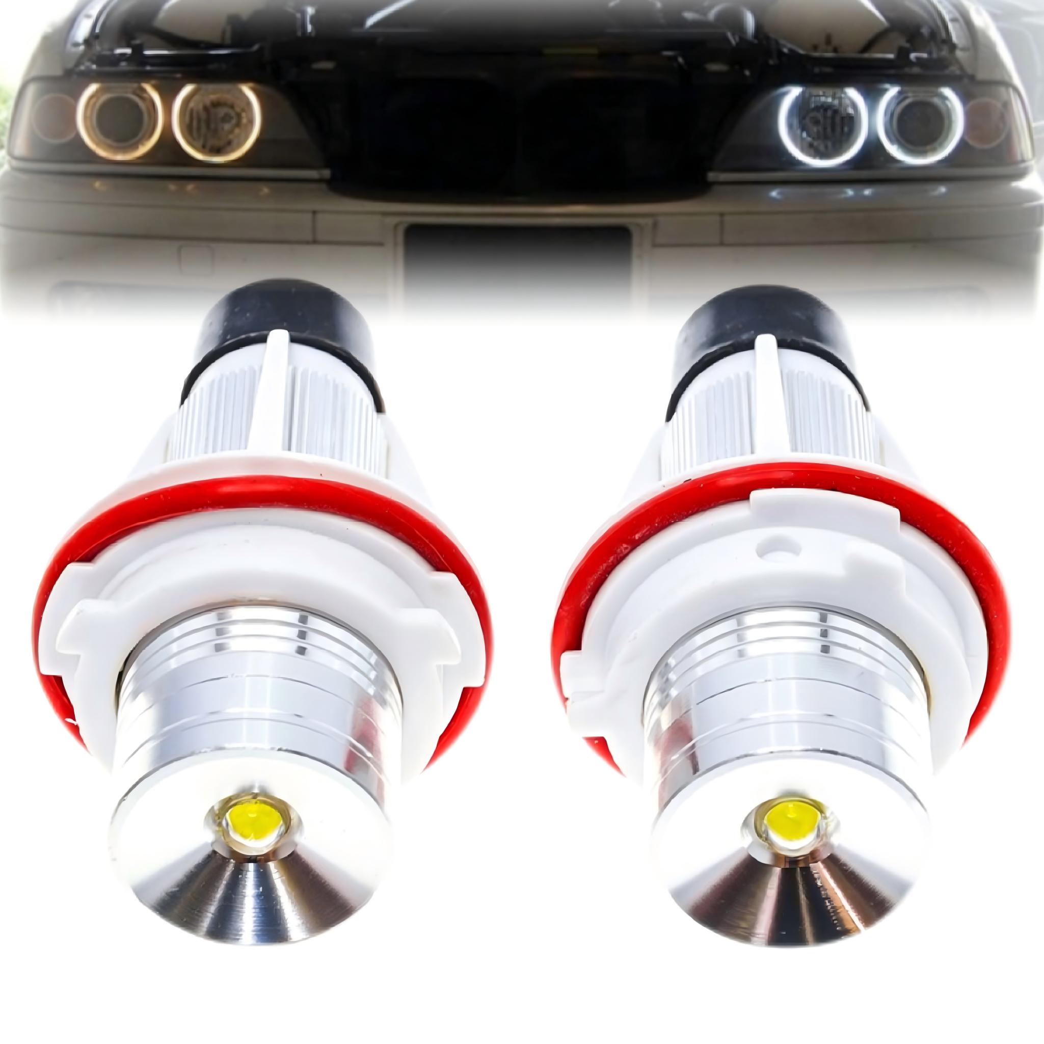 2×Markery Led Bmw do ringów 14W Białe Seria 5 E39 E60 E61 E87 E83 E53 7 E65