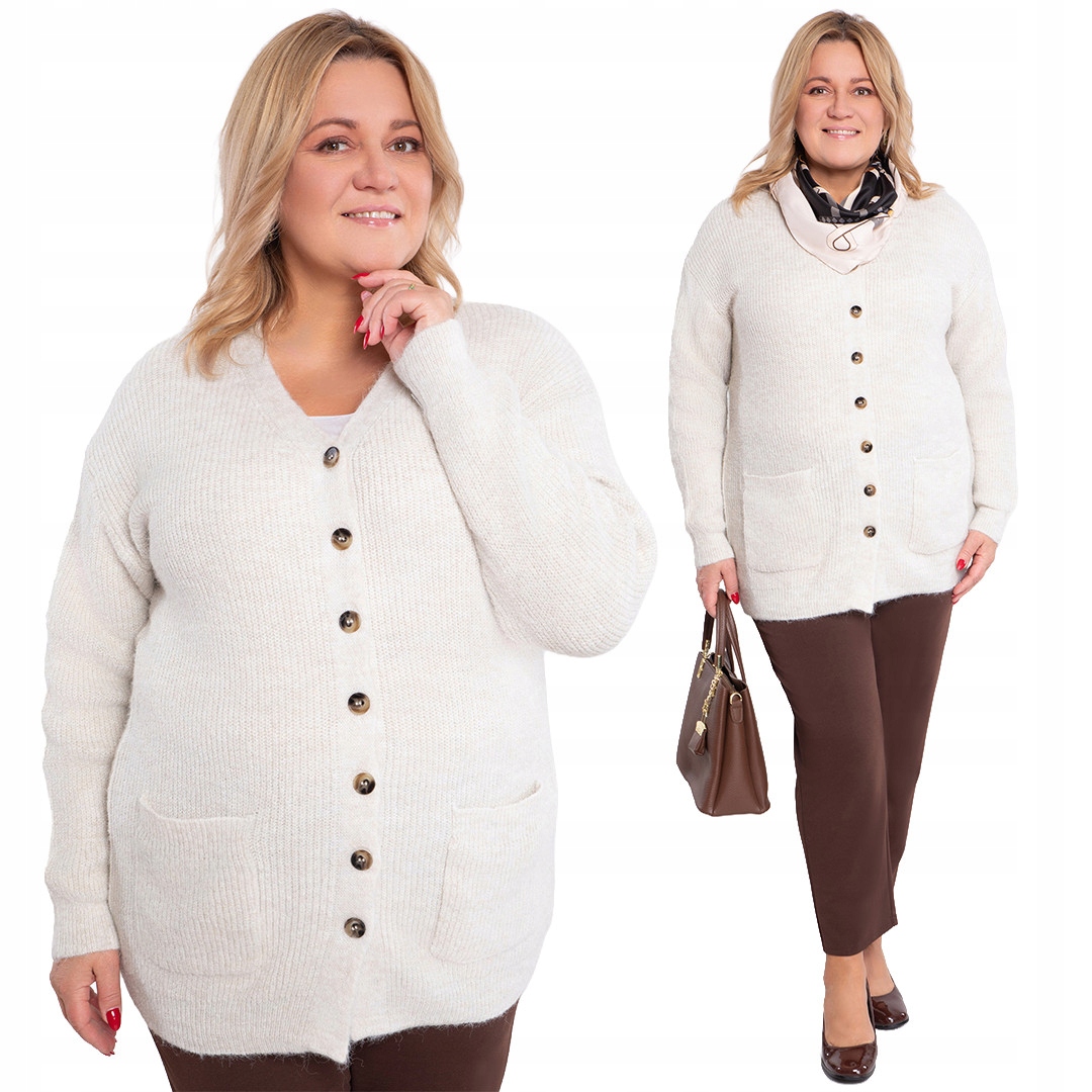 Teplý kardigan s příměsí vlny 52