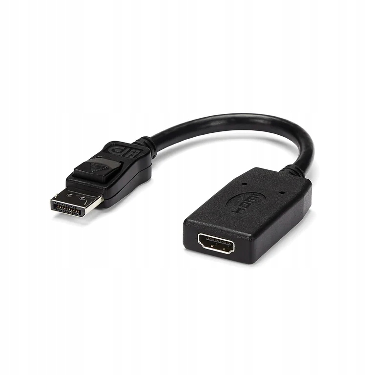 Adapter kablowy StarTech DisplayPort na HDMI 0,24 m czarny