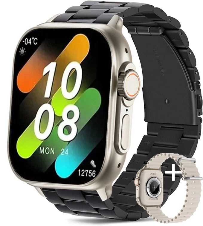 Pánské hodinky Chytré Hodinky Rubicon Ultra Max 2.12 Palců s Sms Hovory Kroky