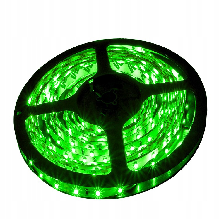 

Taśma listwa 300 Led 12V 2838 zielona 4,8W 5m