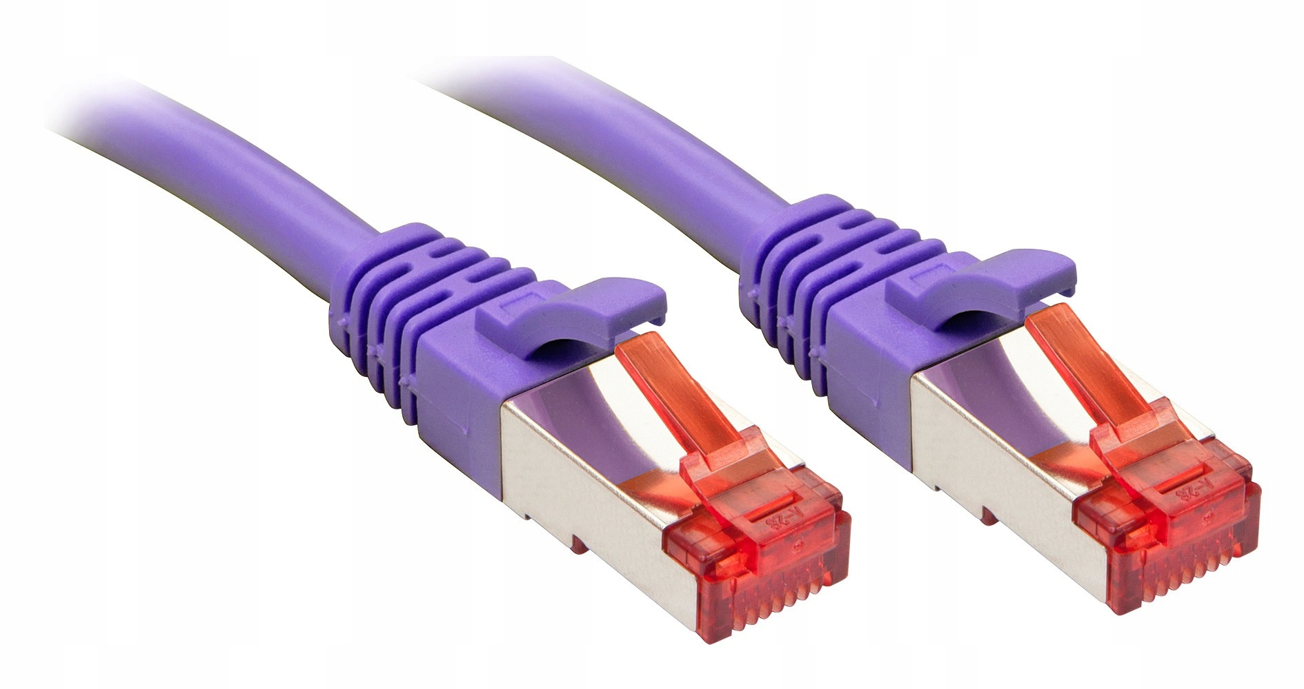 Lindy RJ-45 Cat.6 S/FTP 1m kabel sieciowy Cat6 S/FTP (S-STP) Fioletowy