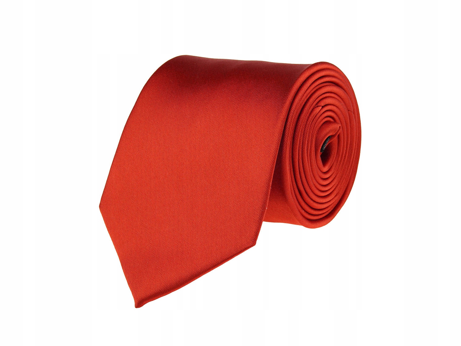 

Szeroki Klasyczny Jednolity Krawat Męski Ceglasty