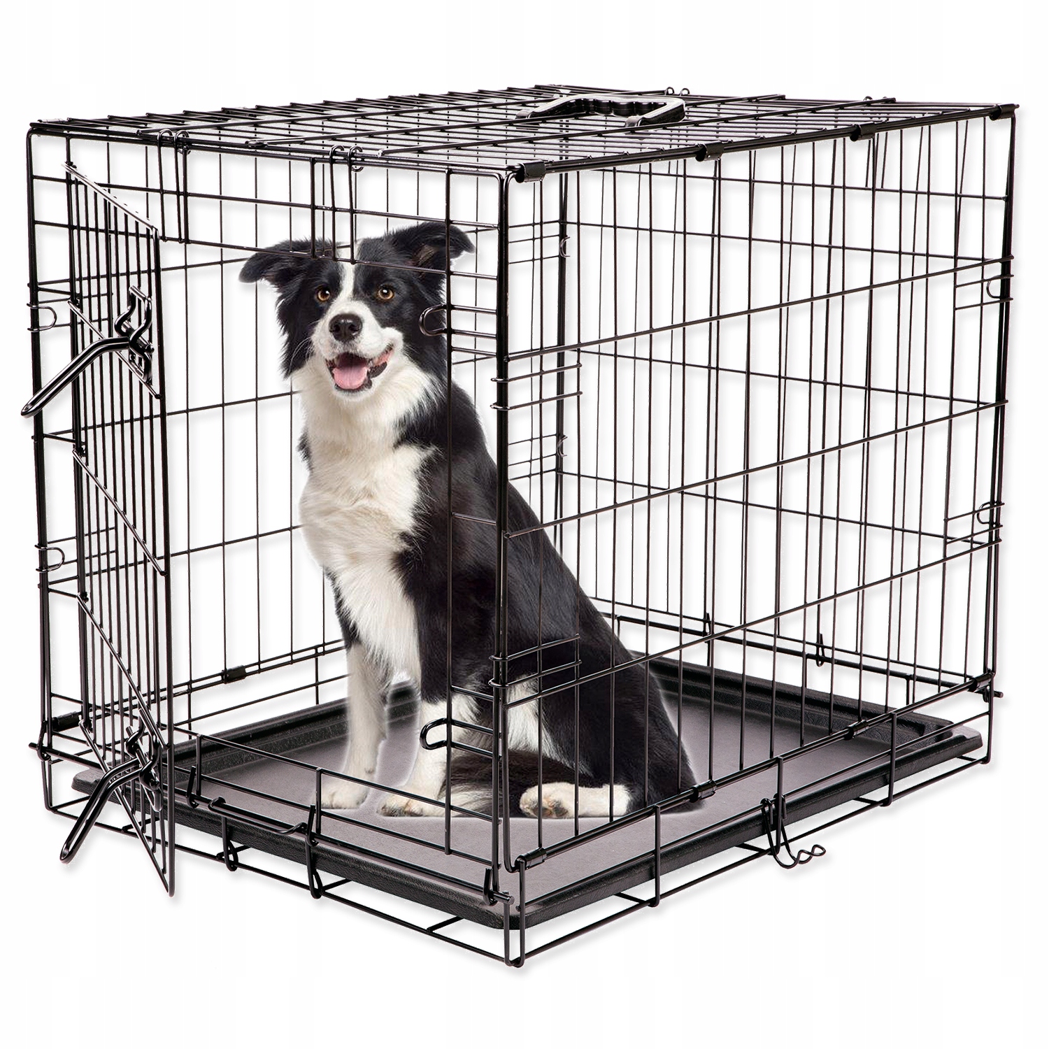 KLATKA KENELOWA SKŁADANA DO TRANSPORTU TRANSPORTER KOJEC DLA PSA ZWIERZĄT