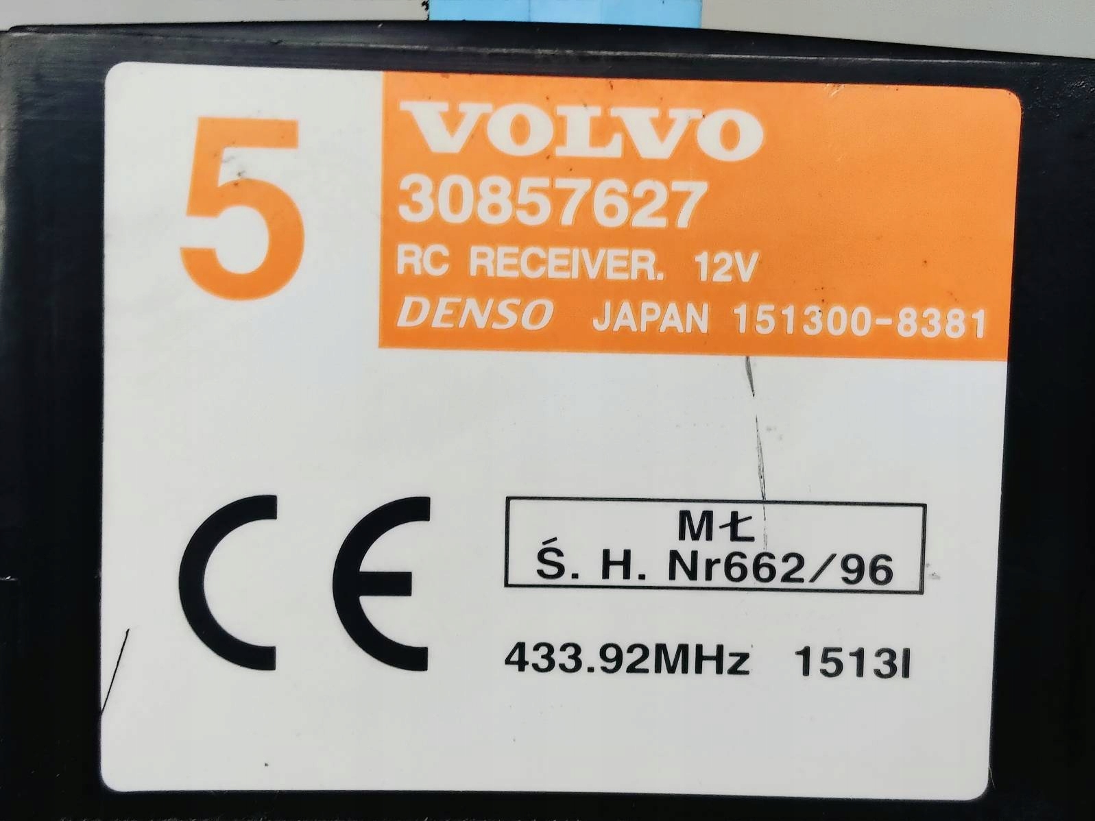 Module Central de la serrure VOLVO S40 1.6 16V 30857627 europa Berline