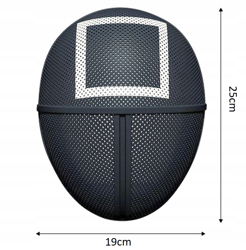 PRZEBRANIE SQUID GAME STRAŻNIK CZERWONY STRÓJ S Rozmiar S